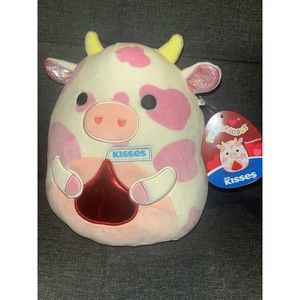 Squishmallows Evangelica the Hershey’s Kisses Cow 8" Stuffed Plush